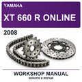 2008 Yamaha XT 660 R Online Workshop Service & Repair Manual