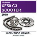 2010 Yamaha XF50 C3 Scooter Workshop Service & Repair Manual