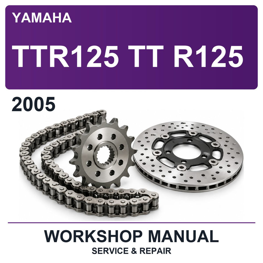 2005 Yamaha TTR125 TT R125 Workshop Service & Repair Manual