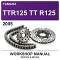 2005 Yamaha TTR125 TT R125 Workshop Service & Repair Manual