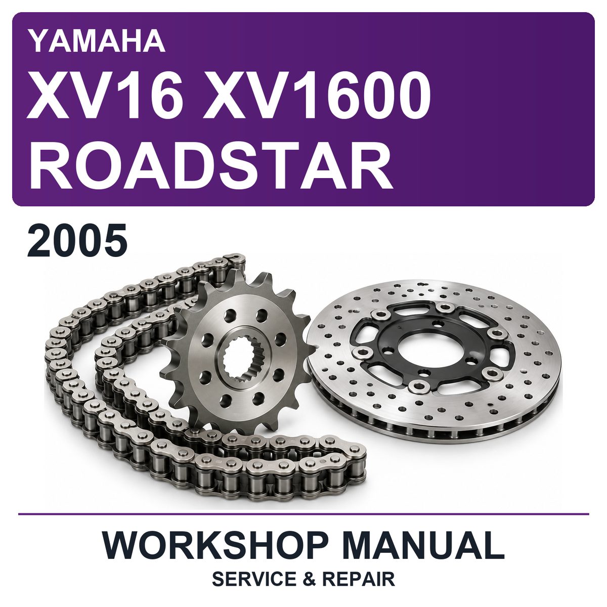2005 Yamaha XV16 XV1600 Roadstar Workshop Service & Repair Manual