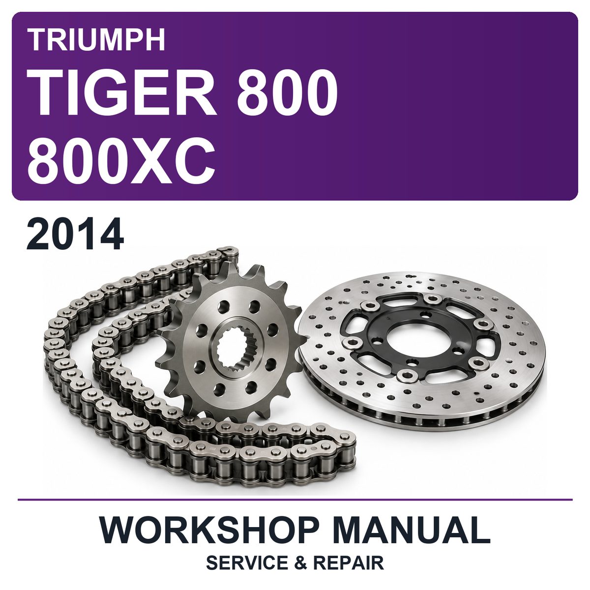 2014 Triumph Tiger 800 800XC Workshop Service & Repair Manual