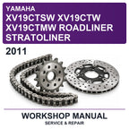 2011 Yamaha XV19CTSW XV19CTW XV19CTMW Roadliner Stratoliner Workshop Service & Repair Manual