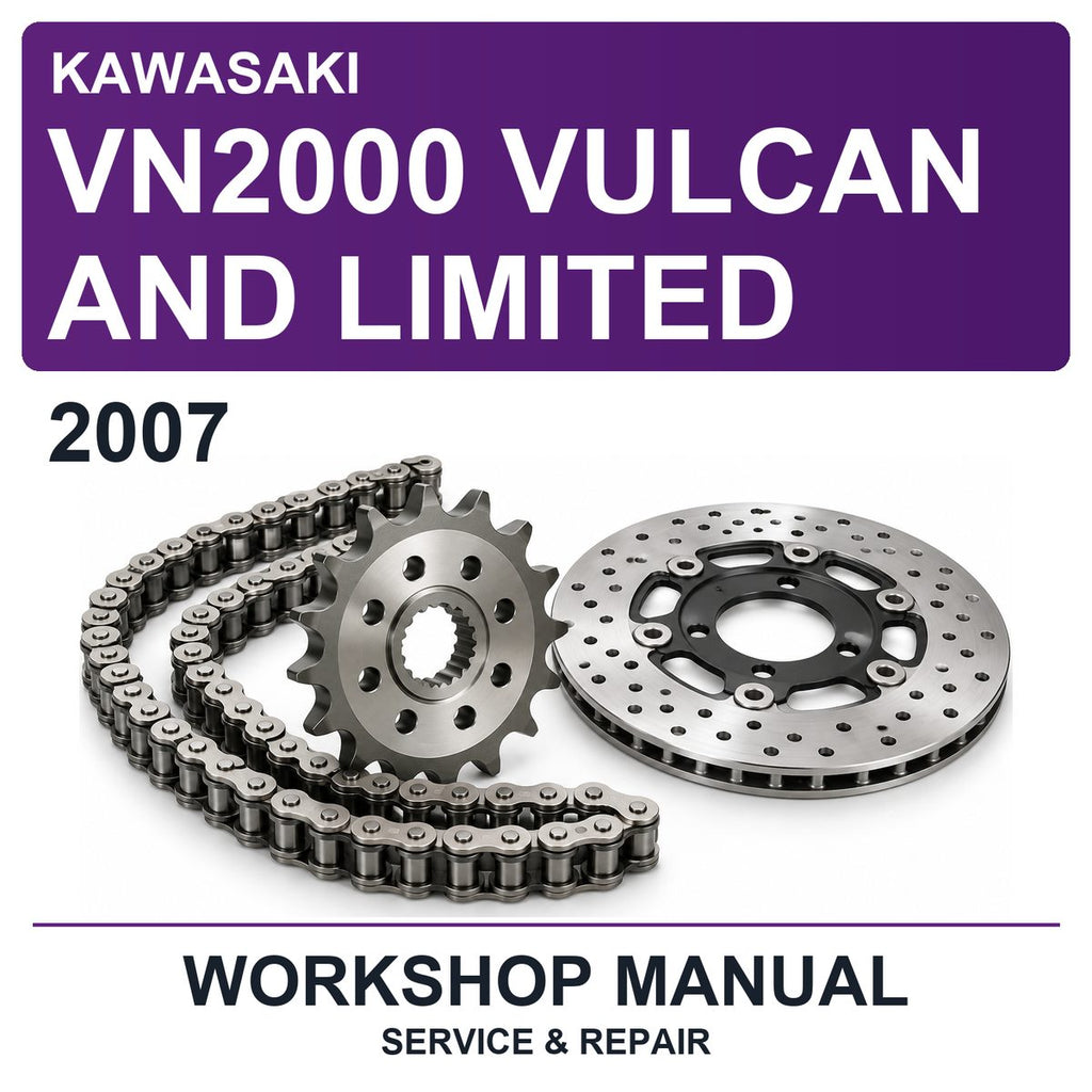 2007 Kawasaki VN2000 Vulcan And Limited Workshop Service & Repair Manual