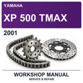 2001 Yamaha XP 500 Tmax Workshop Service & Repair Manual