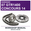Kawasaki 07 GTR1400 Concours 14 Servicerepair Workshop Service & Repair Manual