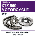 1991 Yamaha XTZ 660 Motorcycle Workshop Service & Repair Manual