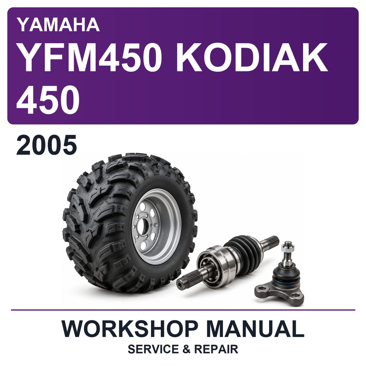2005 Yamaha YFM450 Kodiak 450 Workshop Service & Repair Manual
