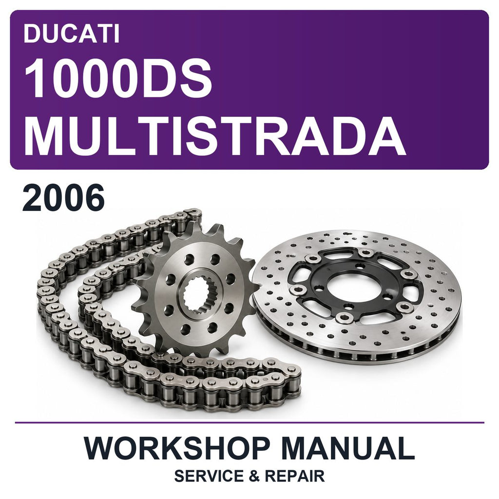 2006 Ducati 1000DS Multistrada Workshop Service & Repair Manual