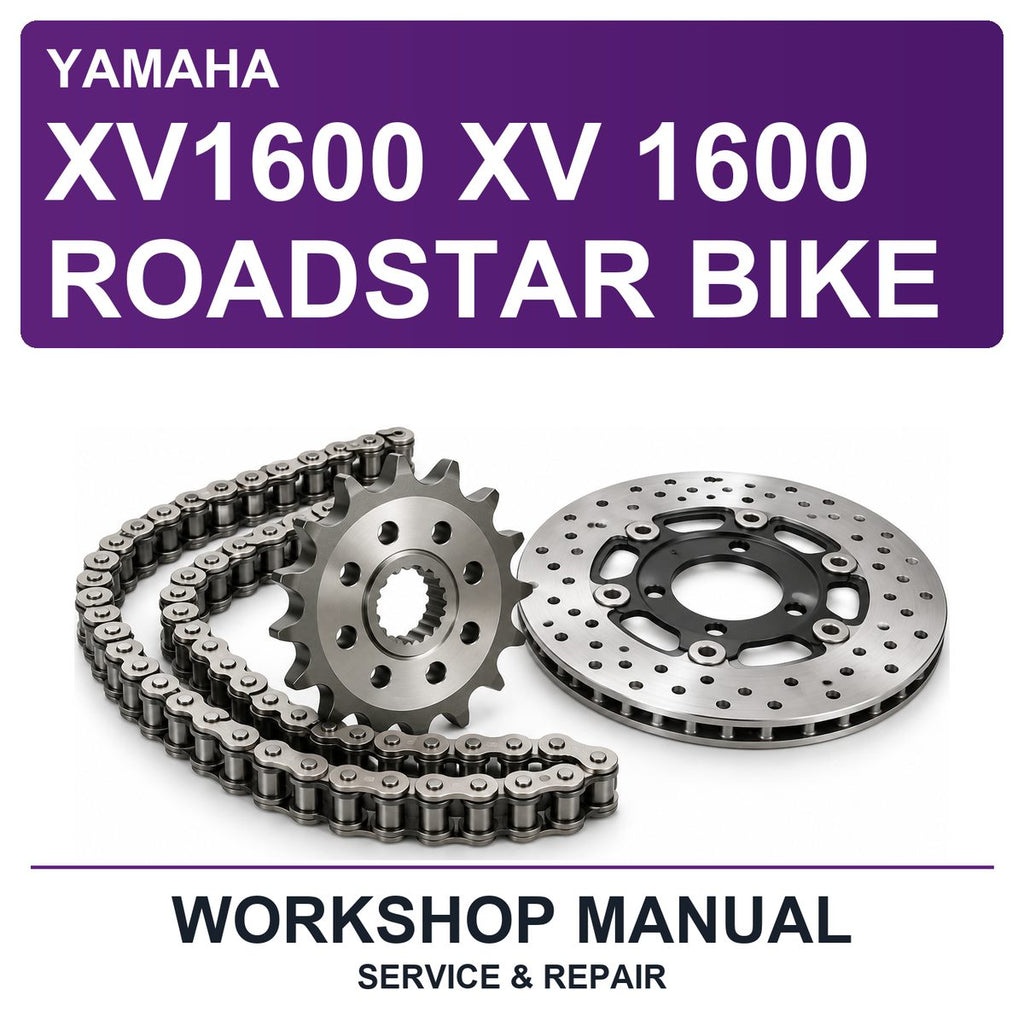 Yamaha XV1600 XV 1600 Roadstar Bike Workshop Service & Repair Manual