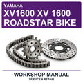 Yamaha XV1600 XV 1600 Roadstar Bike Workshop Service & Repair Manual