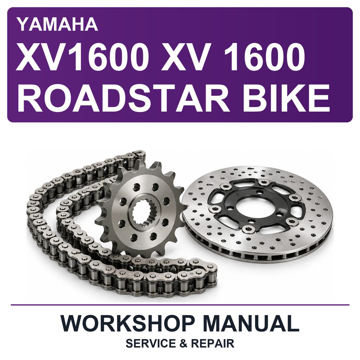 Yamaha XV1600 XV 1600 Roadstar Bike Workshop Service & Repair Manual