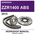 2015 Kawasaki ZZR1400 ABS Workshop Service & Repair Manual