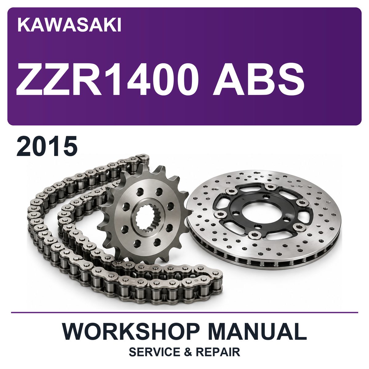 2015 Kawasaki ZZR1400 ABS Workshop Service & Repair Manual