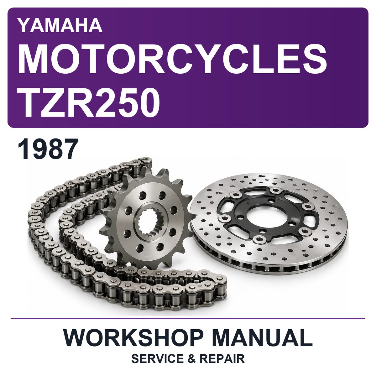 1987 Yamaha Motorcycles TZR250 Workshop Service & Repair Manual