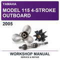 2005 Yamaha Model 115 4-Stroke Outboard Workshop Service & Repair Manual