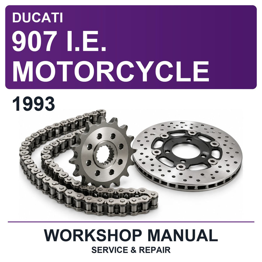 1993 Ducati 907 I.e. Motorcycle Workshop Service & Repair Manual