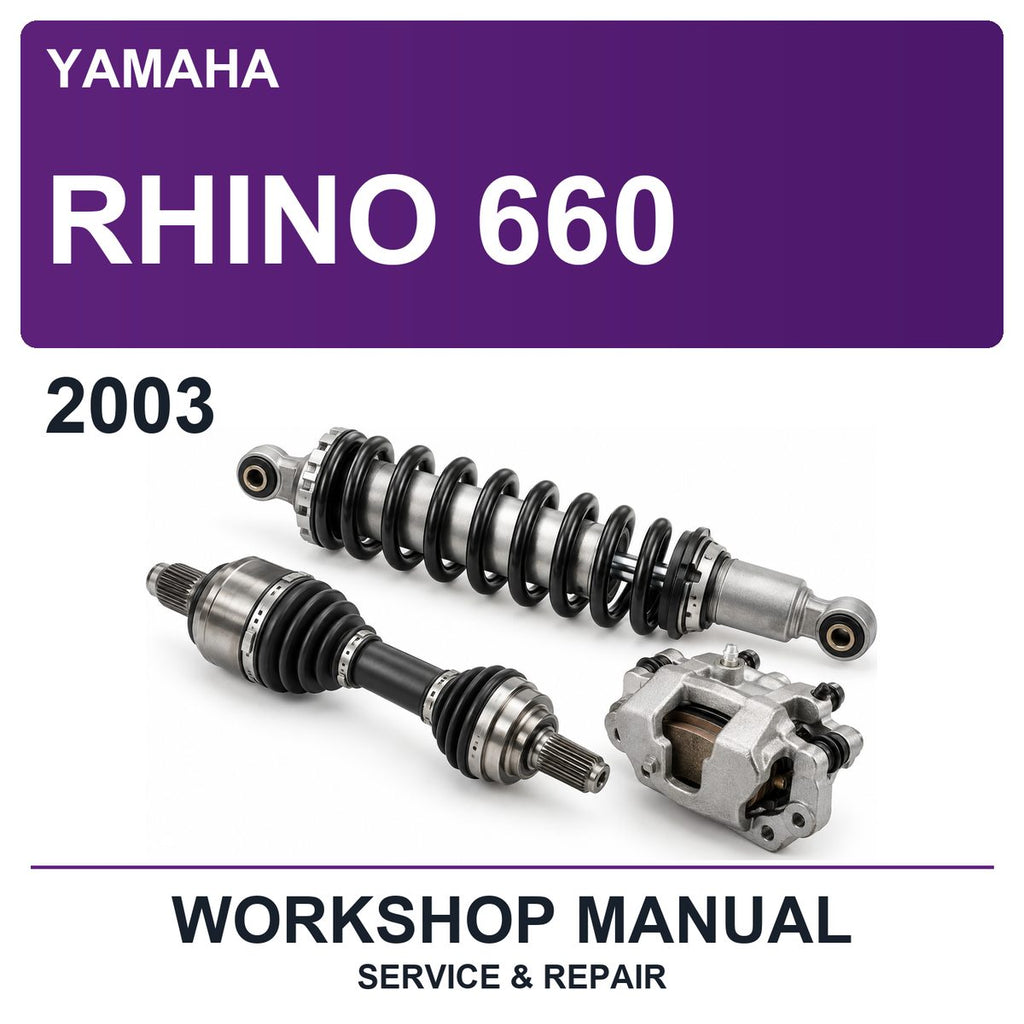 2003 Yamaha Rhino 660 Workshop Service & Repair Manual