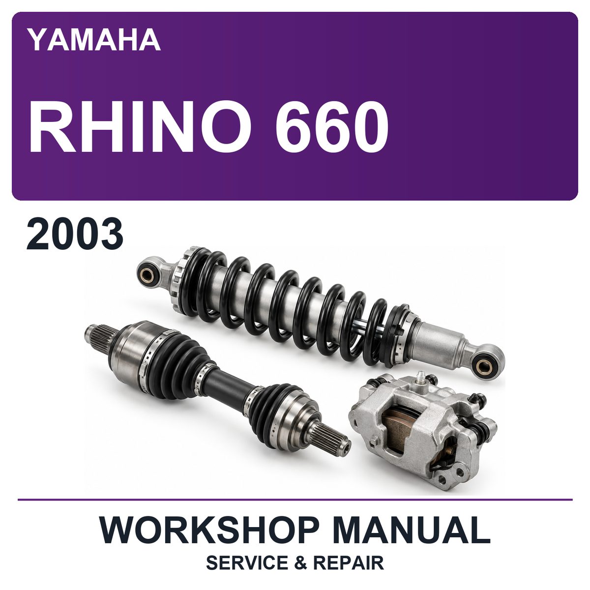 2003 Yamaha Rhino 660 Workshop Service & Repair Manual