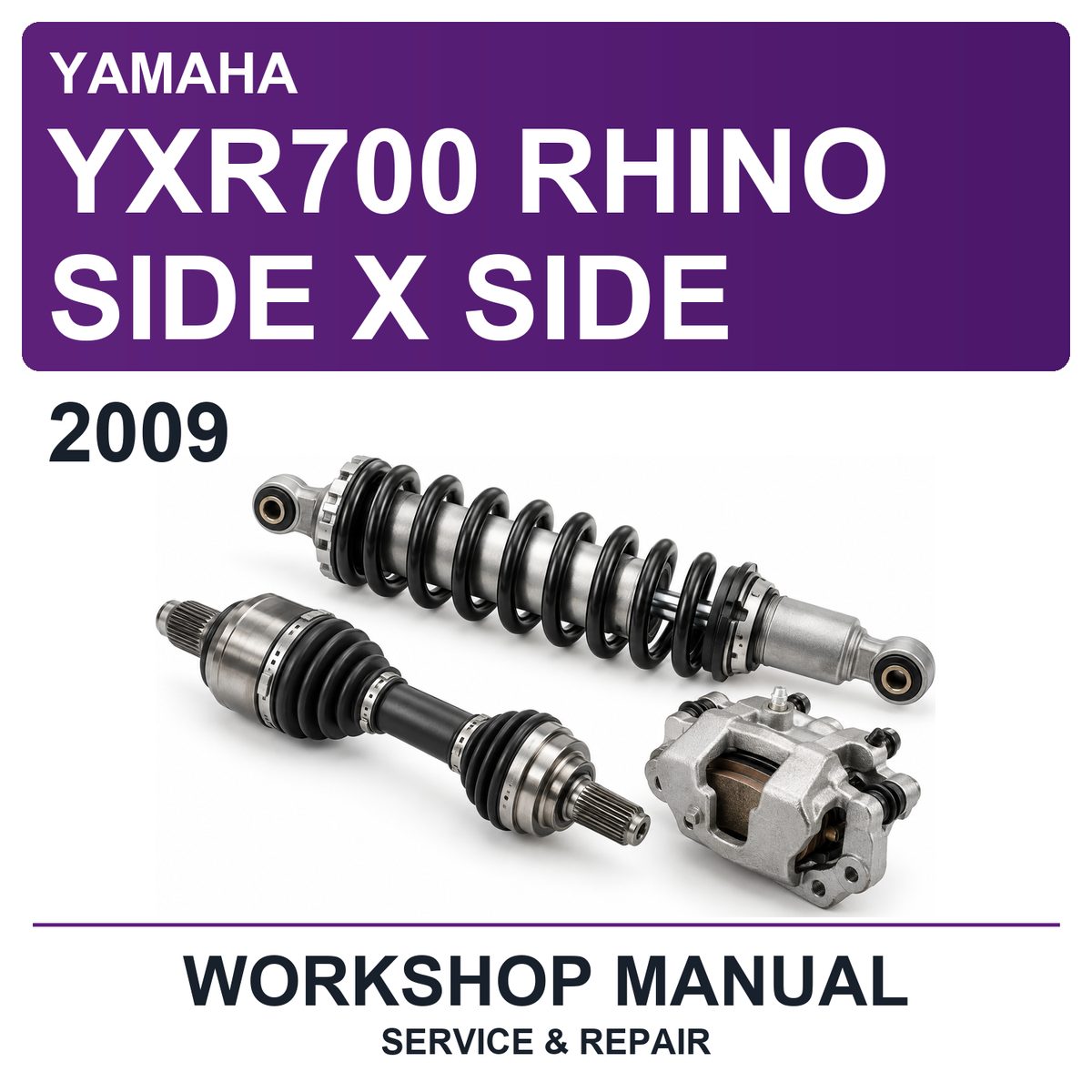 2009 Yamaha YXR700 Rhino Side X Side Workshop Service & Repair Manual