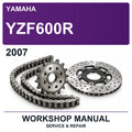 2007 Yamaha YZF600R Workshop Service & Repair Manual