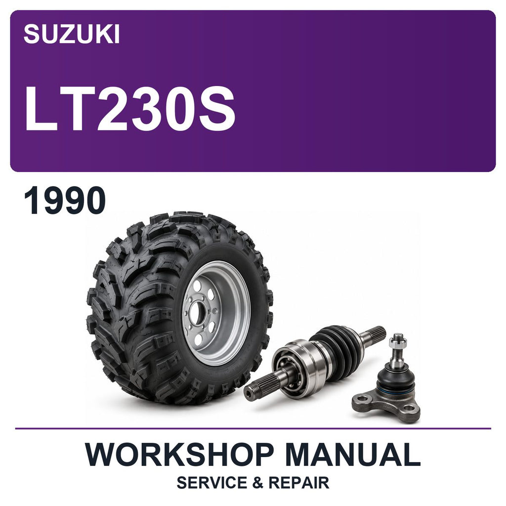 1990 Suzuki LT230S Workshop Service & Repair Manual