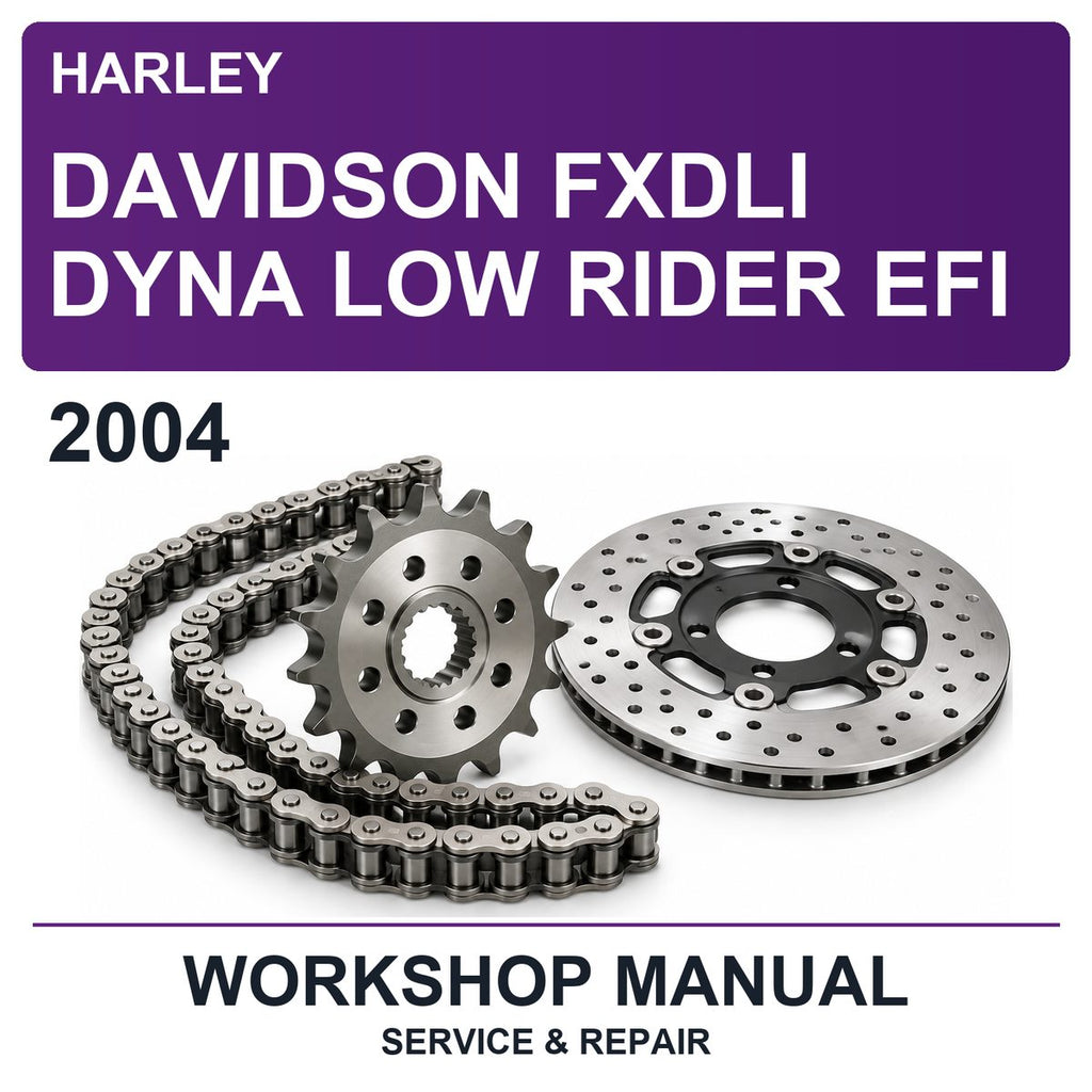 2004 Harley Davidson Fxdli Dyna Low Rider EFI Workshop Service & Repair Manual
