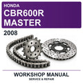 2008 Honda CBR600R Master Workshop Service & Repair Manual