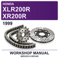 1999 Honda XLR200R XR200R Workshop Service & Repair Manual