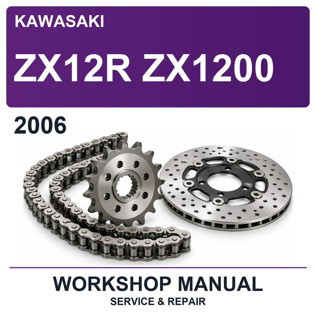 2006 Kawasaki ZX12R ZX1200 Workshop Service & Repair Manual