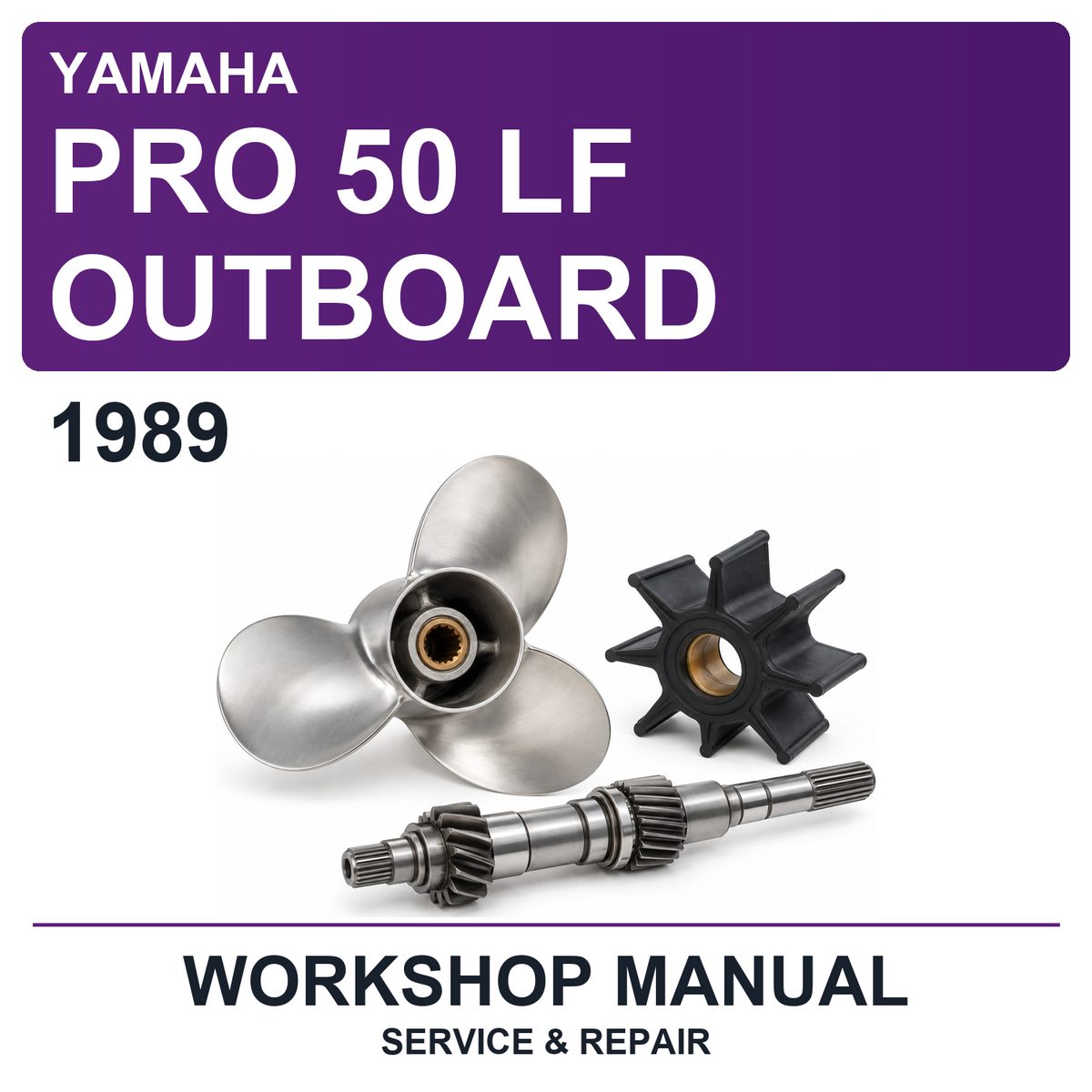 1989 Yamaha PRO 50 LF Outboard Workshop Service & Repair Manual