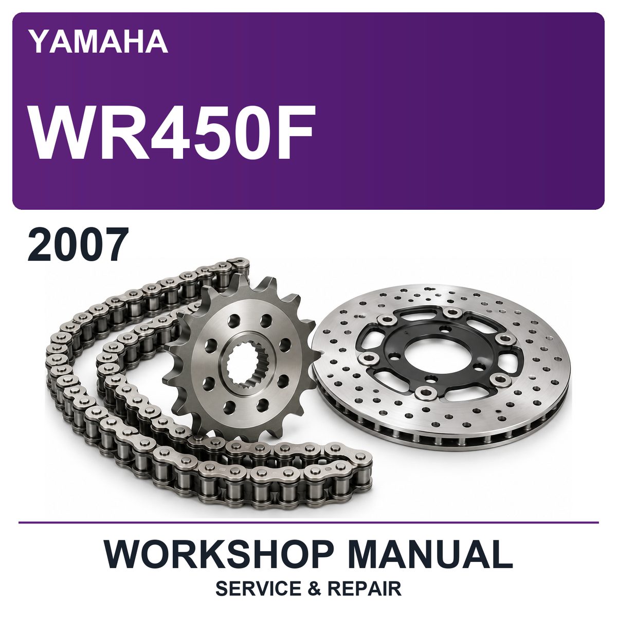 2007 Yamaha WR450F Workshop Service & Repair Manual