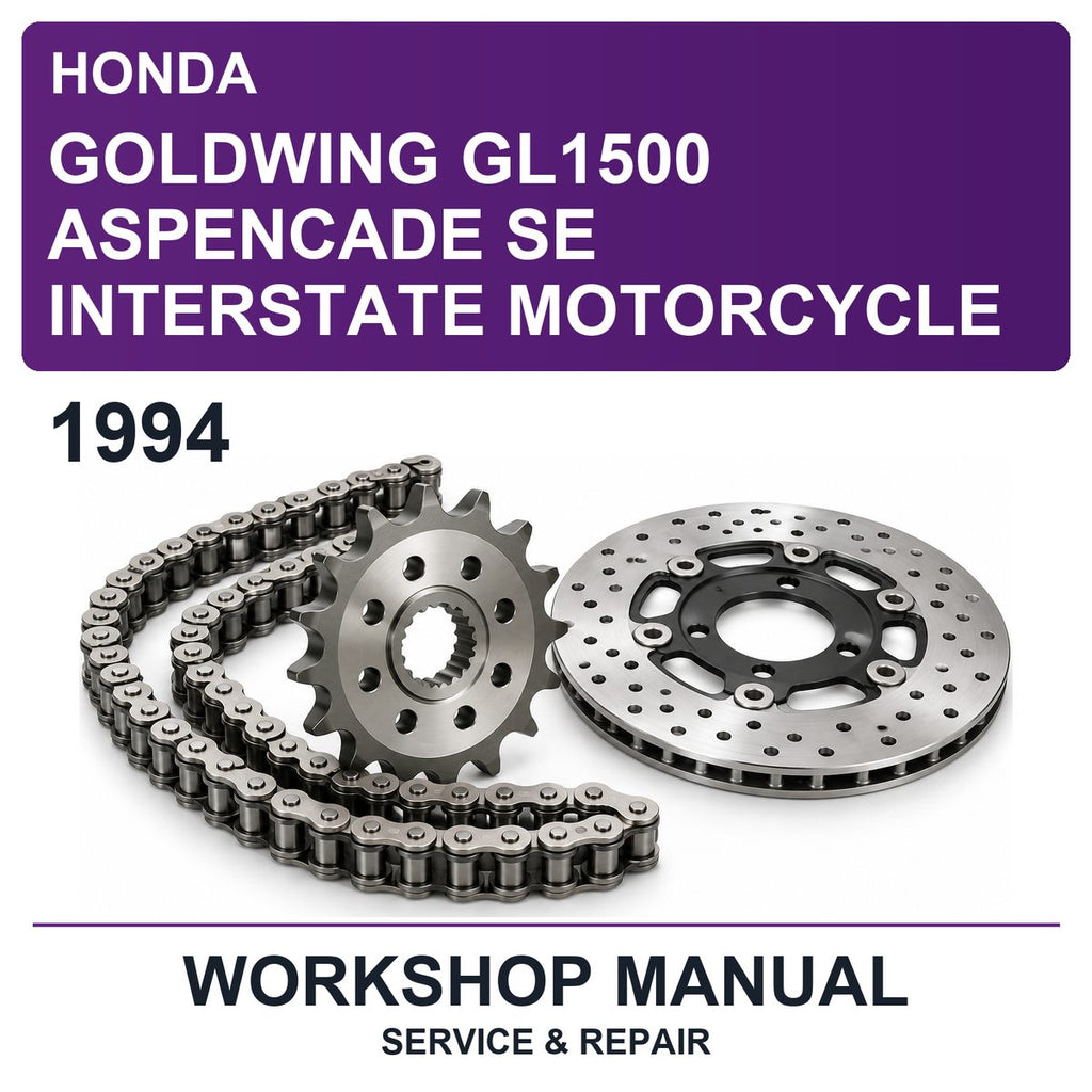 1994 Honda Goldwing GL1500 Aspencade SE Interstate Motorcycle Workshop Service & Repair Manual