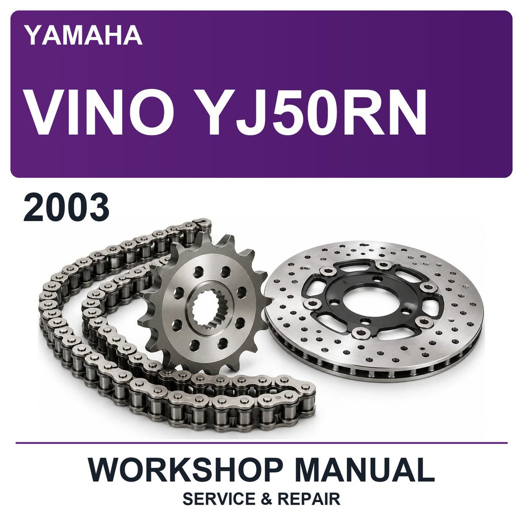 2003 Yamaha Vino YJ50RN Workshop Service & Repair Manual