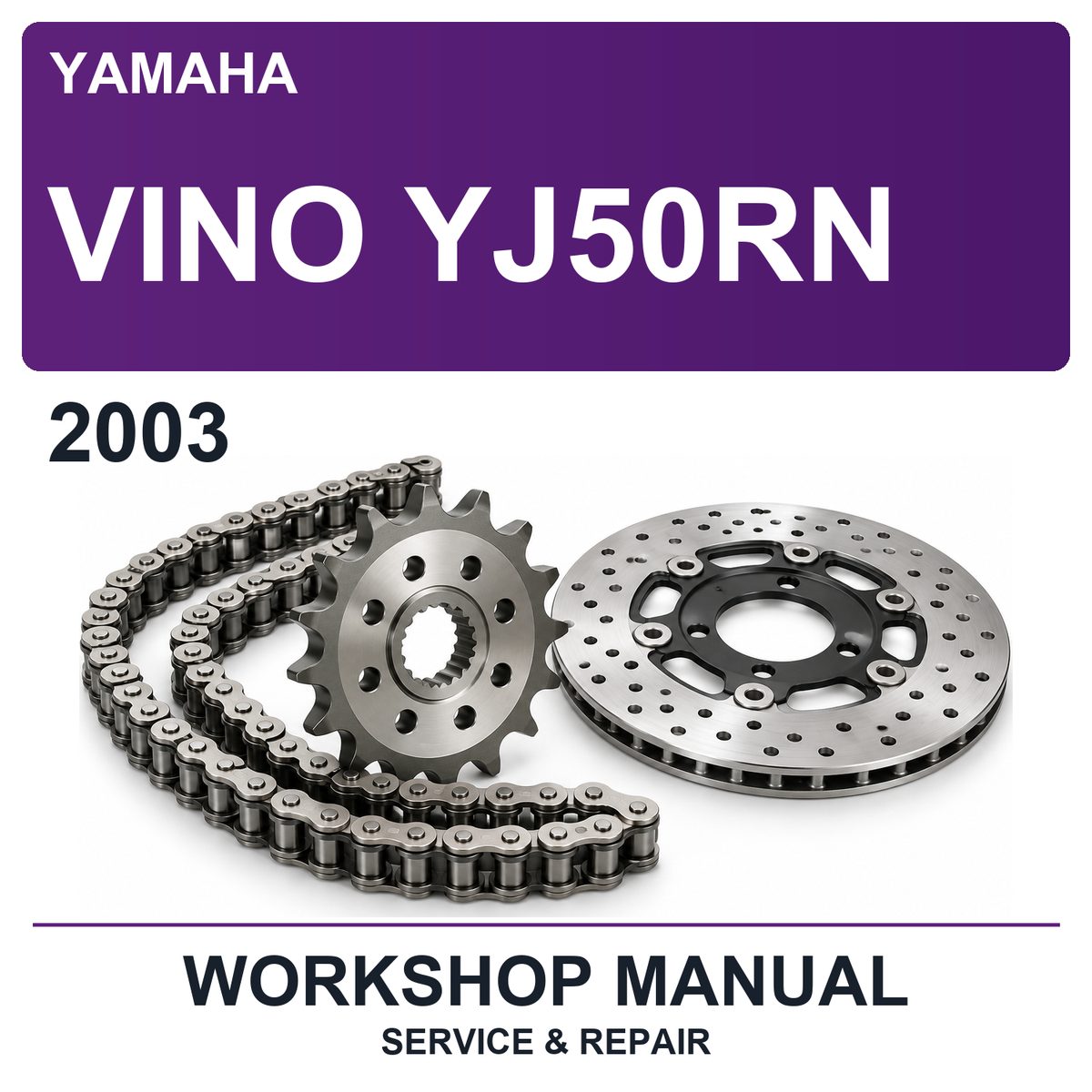 2003 Yamaha Vino YJ50RN Workshop Service & Repair Manual