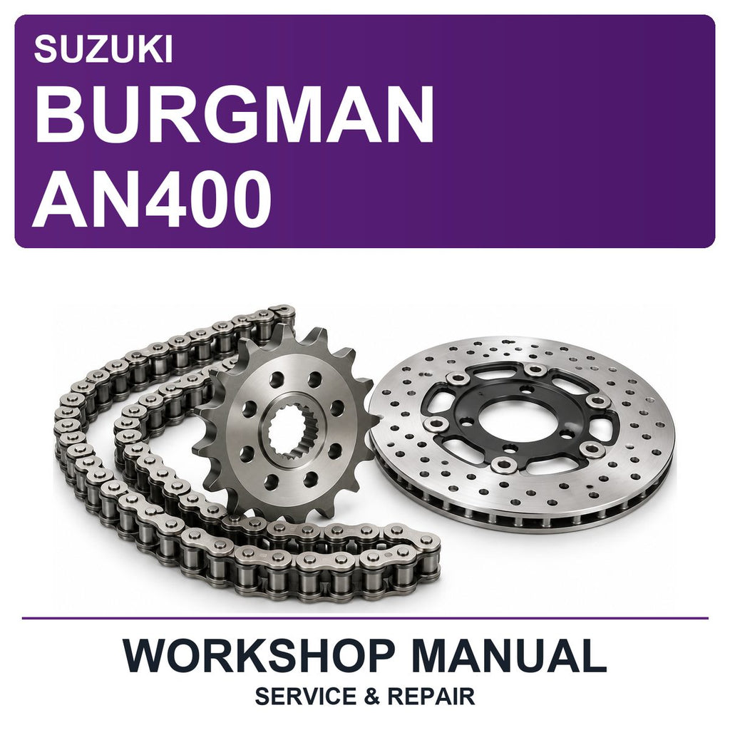 Suzuki Burgman AN400 Workshop Service & Repair Manual
