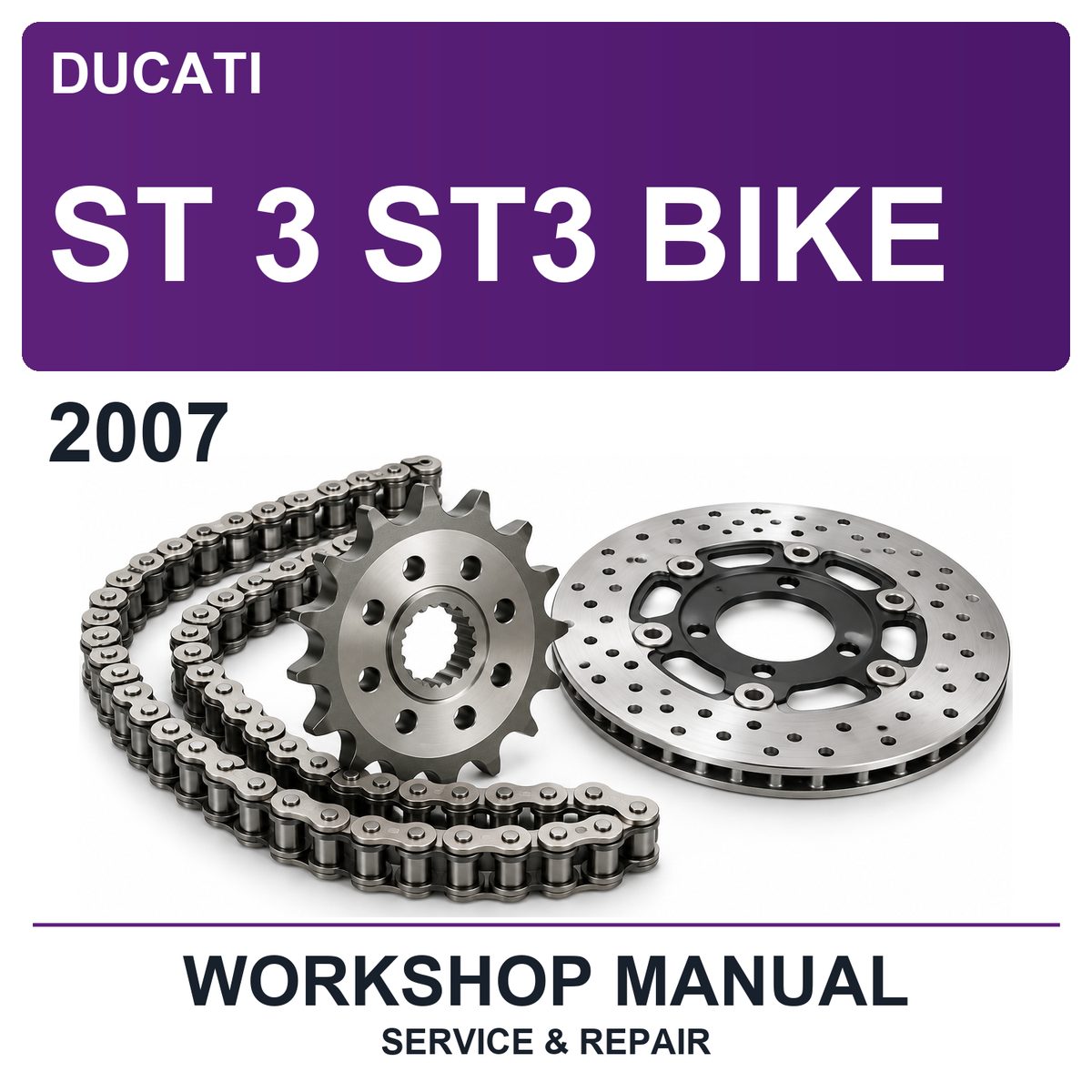2007 Ducati ST 3 ST3 Bike Workshop Service & Repair Manual