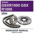 2004 Suzuki GSXR1000 GSX R1000 Workshop Service & Repair Manual