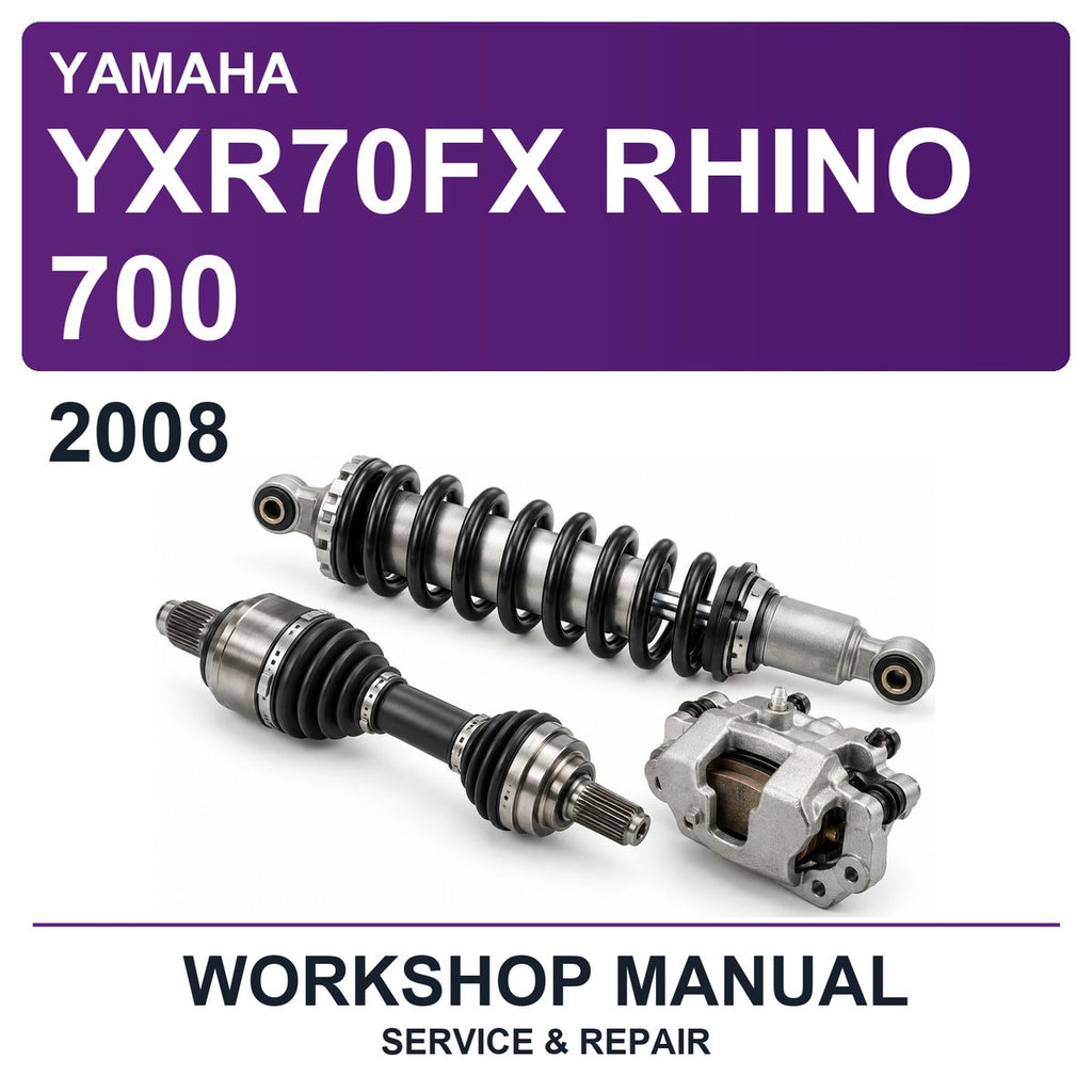 2008 Yamaha YXR70FX Rhino 700 Workshop Service & Repair Manual
