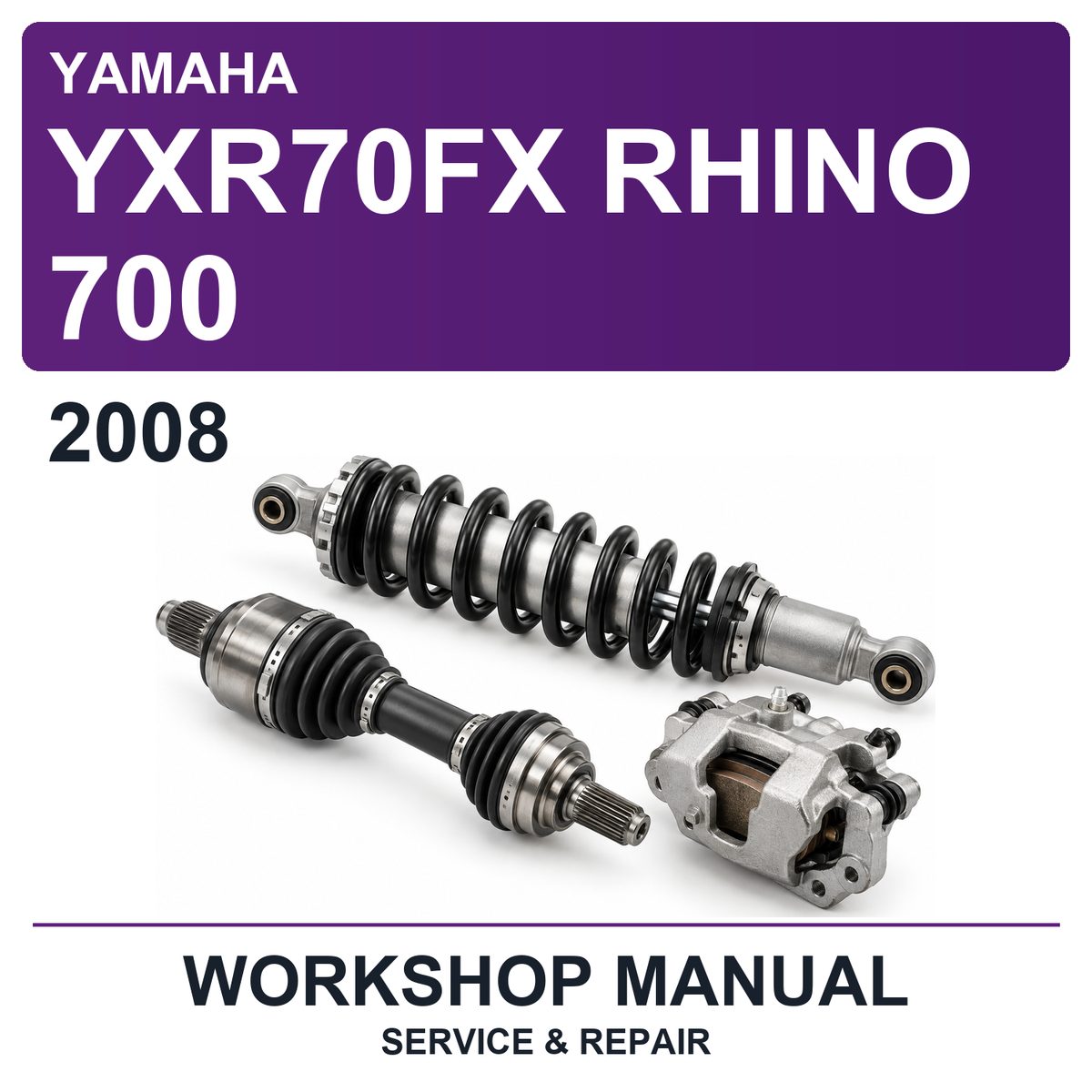 2008 Yamaha YXR70FX Rhino 700 Workshop Service & Repair Manual