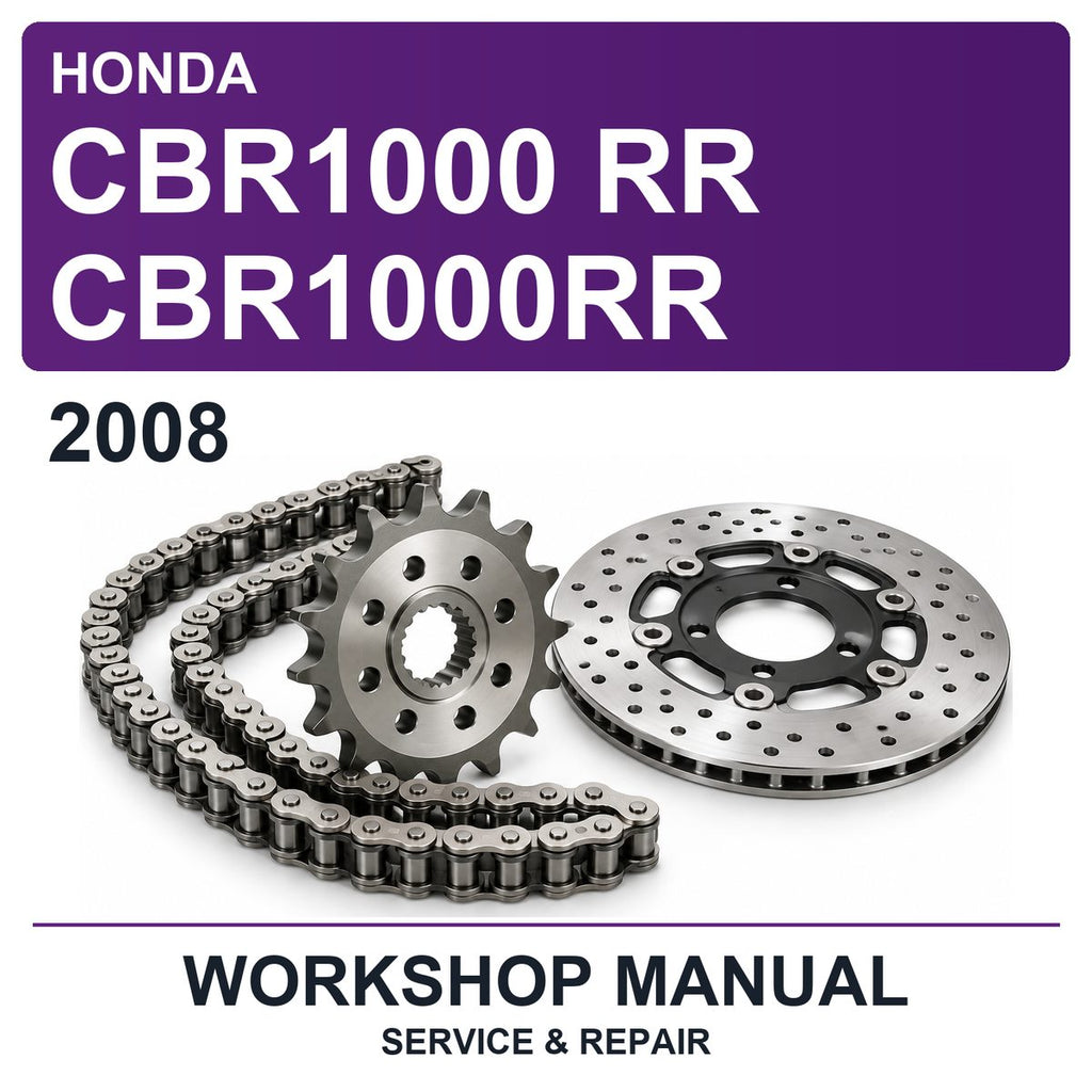 2008 Honda CBR1000 Rr CBR1000RR Workshop Service & Repair Manual