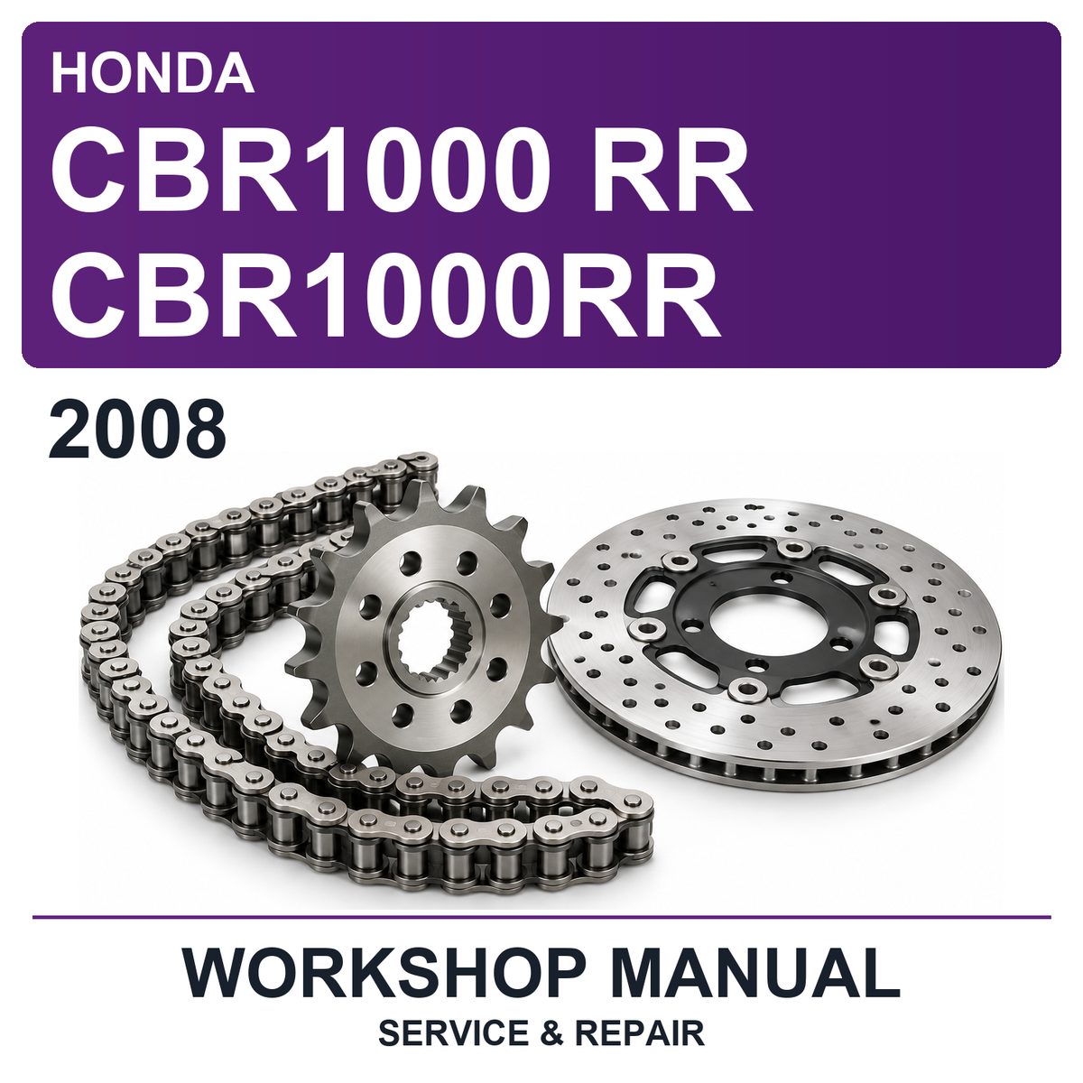 2008 Honda CBR1000 Rr CBR1000RR Workshop Service & Repair Manual