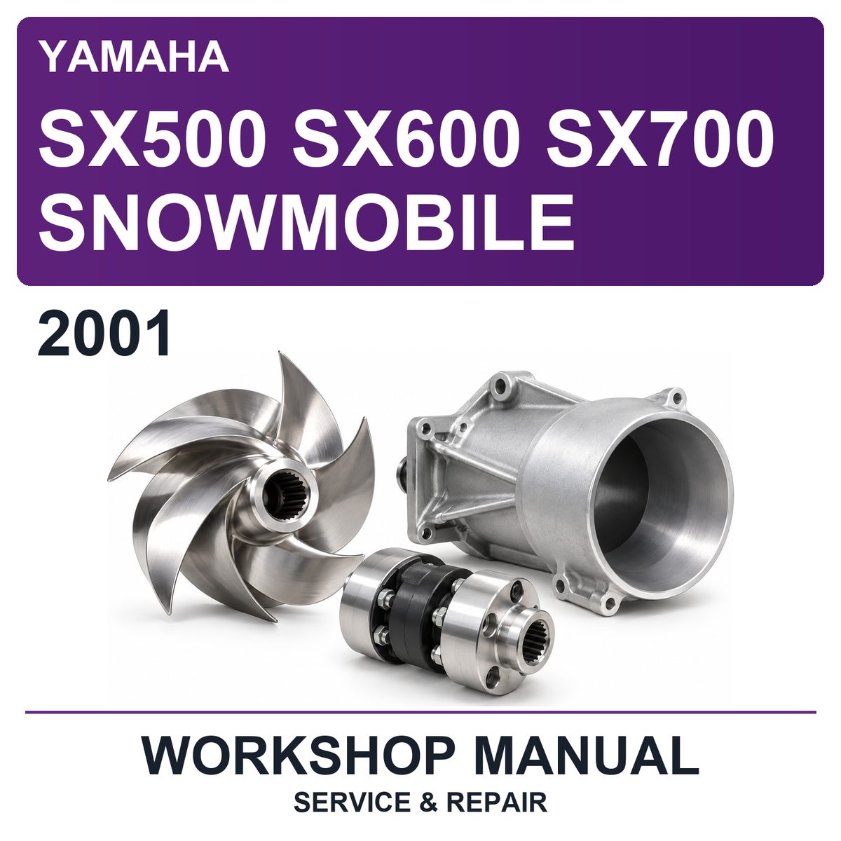 2001 Yamaha SX500 SX600 SX700 Snowmobile Workshop Service & Repair Manual