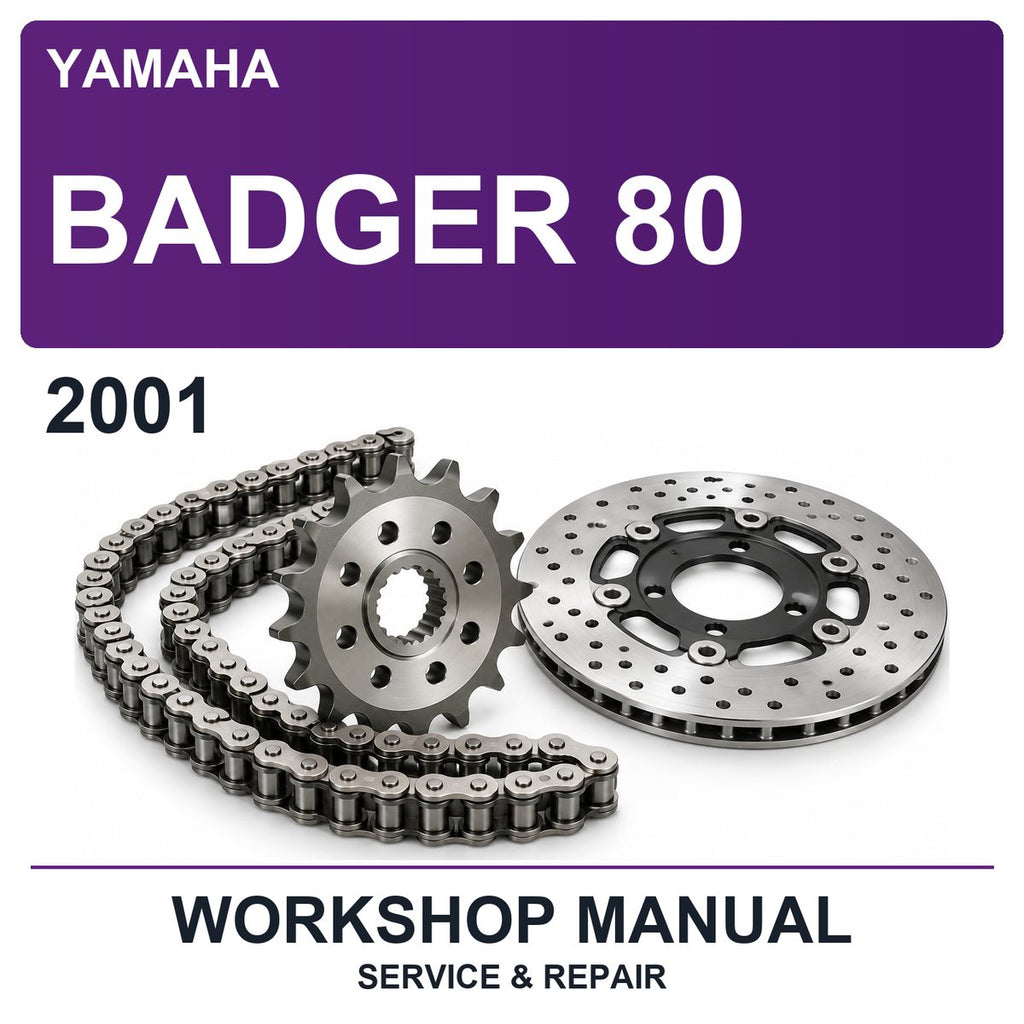 2001 Yamaha Badger 80 Workshop Service & Repair Manual