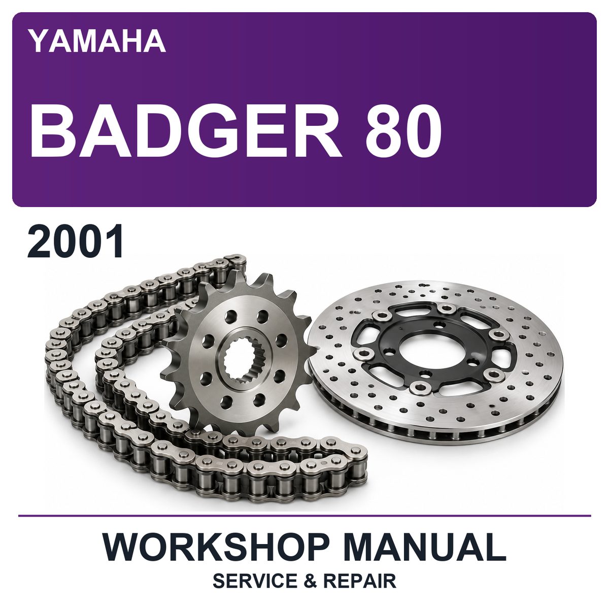 2001 Yamaha Badger 80 Workshop Service & Repair Manual