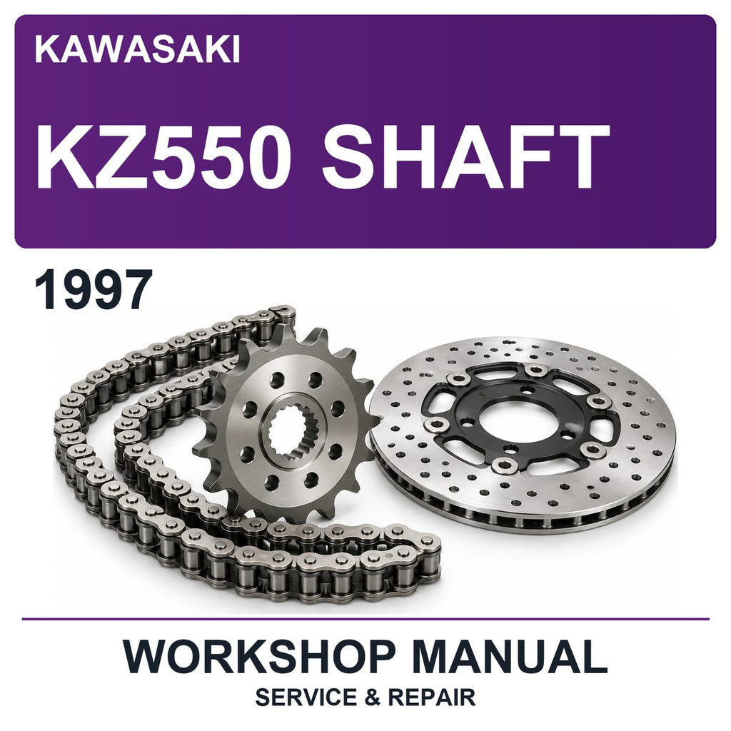 1997 Kawasaki KZ550 Shaft Workshop Service & Repair Manual