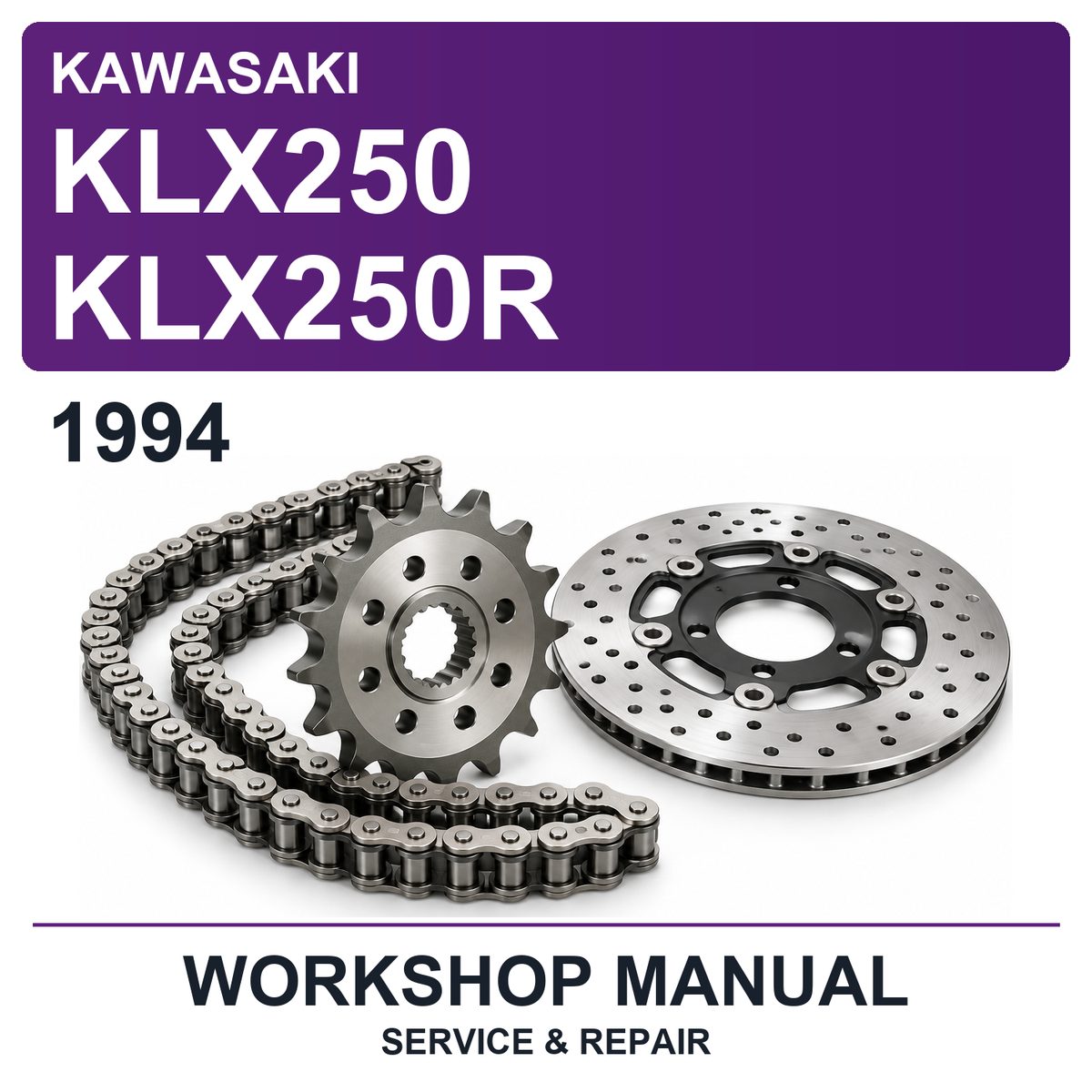 1994 Kawasaki KLX250 KLX250R Workshop Service & Repair Manual