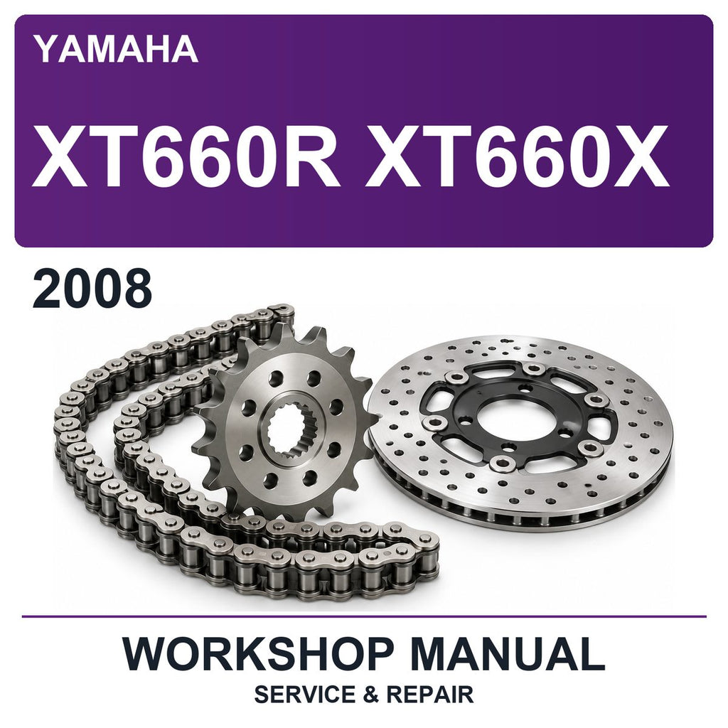 2008 Yamaha XT660R XT660X Workshop Service & Repair Manual