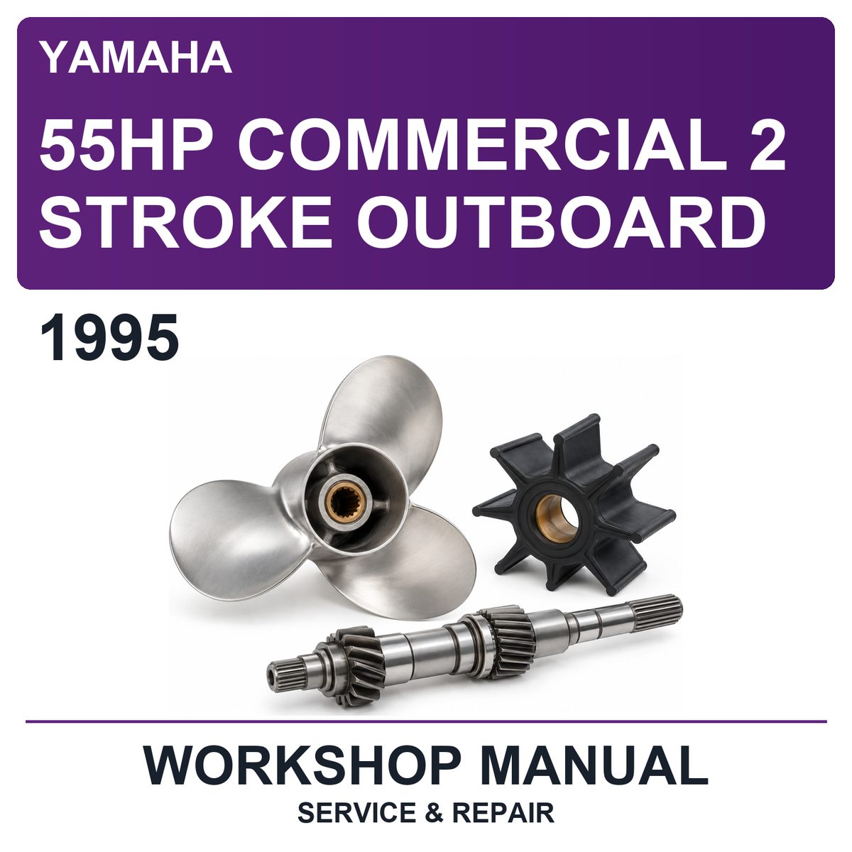 1995 Yamaha 55HP Commercial 2 Stroke Outboard Workshop Service & Repair Manual