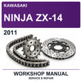 2011 Kawasaki Ninja ZX-14 Workshop Service & Repair Manual